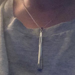 Kendra Scott hanging bar necklace.